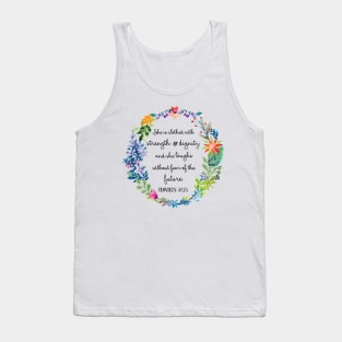 Proverbs 31:25 Tank Top